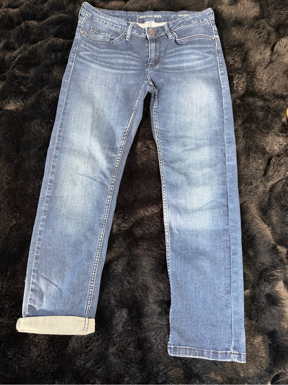 Calvin Klein Jeans Men’s Light Blue Straight Leg Jeans